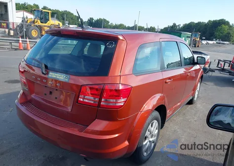 2014 Dodge Journey American Value Pkg из США, поврежденный, VIN 3C4PDCAB5ET238490